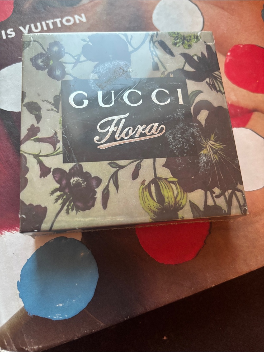 NIB GUCCI Flora Dual sided Compact Mirror